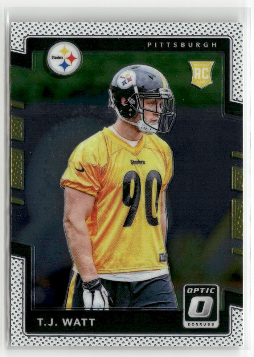 2017 Donruss Optic #122 T.J. Watt RC ☘️199