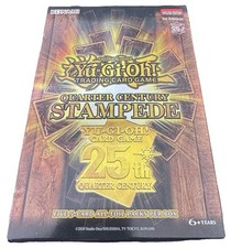 Yu-Gi-Oh! Quarter Century Stampede ALL FOIL- 1st Edition retail box-5 Packs of 5