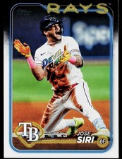 Jose Siri 2024 Topps #436 Tampa Bay Rays