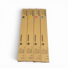 Genuine Sharp MX-27NT Toner Cartridge Full Set B, C, M, Y OEM Factory Sealed