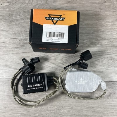AUXBEAM C20 LED H13 Headlight Canbus Anti Flicker Resistor Canceller Decoder NEW