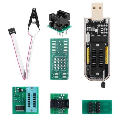 S018 SOP8 Test Clip für EEPR0M,CH341A Programmer + SOIC8 Clip + 1,8V Adapter+...