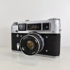 Fed 4 35mm Rangefinder Camera with Fed Lens 52mm F2.8 Lens With Case