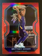 Brittney Griner 2021 WNBA Prizm #31 Red Prizms parallel serial #054/299