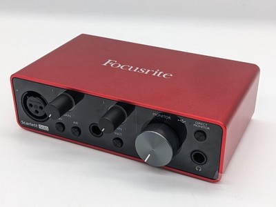 OHNE KOPFHÖRERAUSGANG Focusrite Scarlett Solo 3. Gen USB Audio Interface Studio LESEN