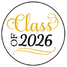 CLASS OF 2026 GRADUATION ENVELOPE SEALS LABELS PARTY FAVORS STICKERS