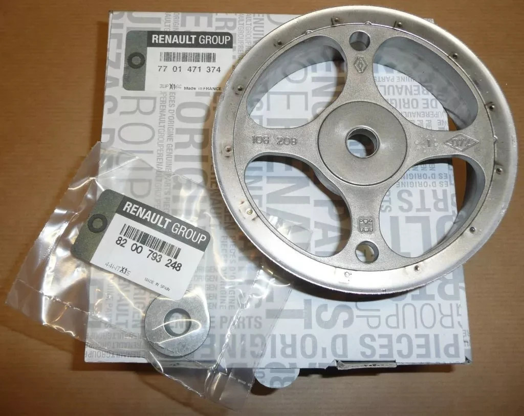 Poulie arbre à cames crantée 7701471374 améliore la distribution de Renault Modus 1.6 16V