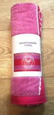 Wimbledon Championships Towel 2023, Rose/Fuchsia/Pink - Brand New