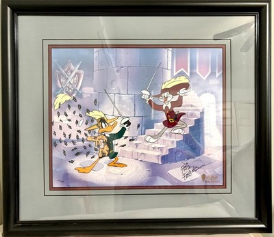 Warner Bros. ''The Two Musketeers'' Limited Edition Animation Cel - Signed by Friz