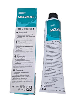 Molykote 111 Silicone Lubricant & Sealant Compound, -40°F~400°F, 5.3oz