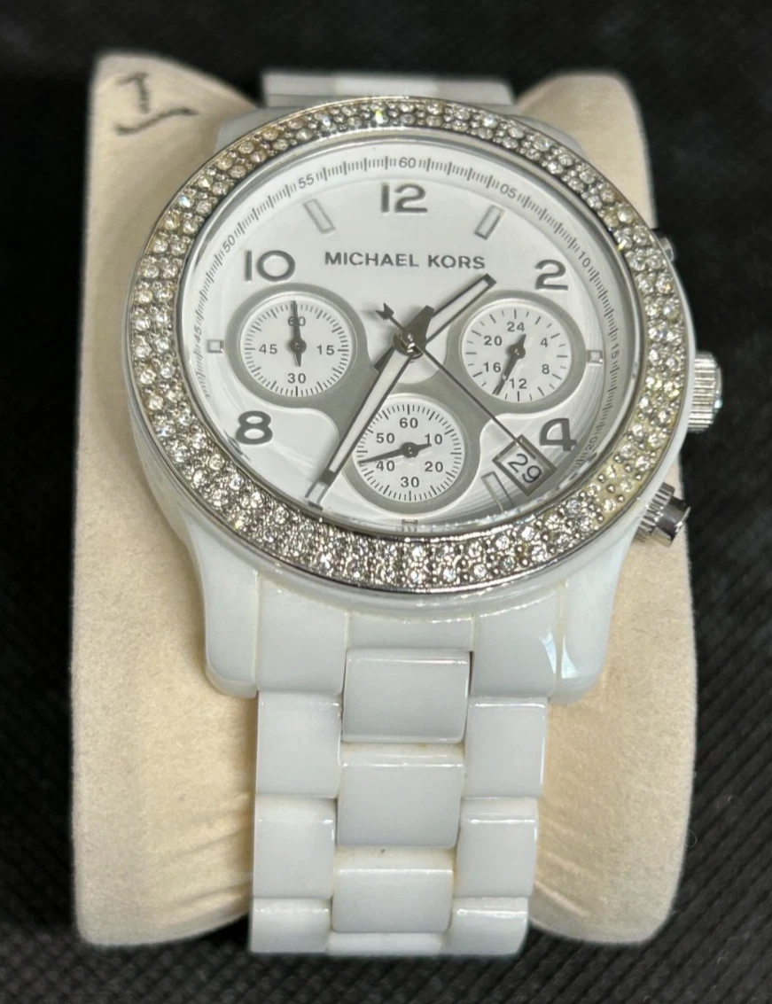 Michael Kors Runway Ceramic Band Wristwatches for sale | eBay display picture 1