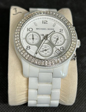 Michael Kors Ceramic White Silver Ladies Watch MK-5188 MK5188 Bracelet