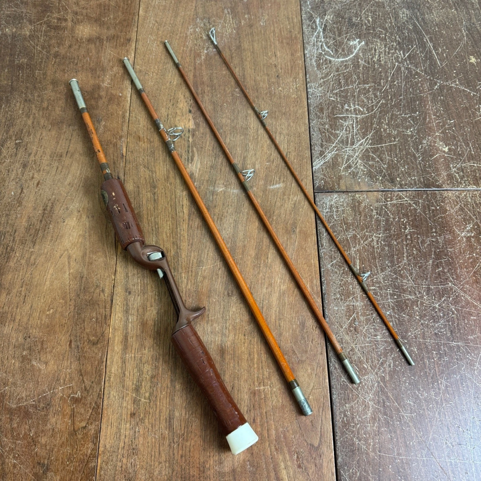 Wright & McGill Eagle Claw 4-FRC 6 1/2 Ft Packit 4 pc VINTAGE fishing rod