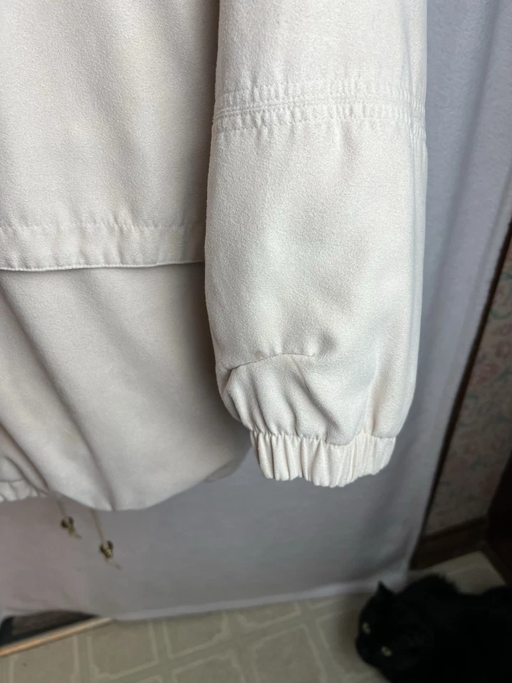 Abrigo Bromley Sport ABAJO Chaqueta Beige Para Mujer XL Bolsillos con Cremallera Completa Foto 4 de 4