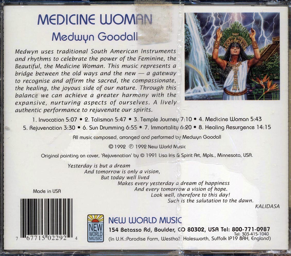 CD Medwyn Goodall - Medicine Woman | eBay
