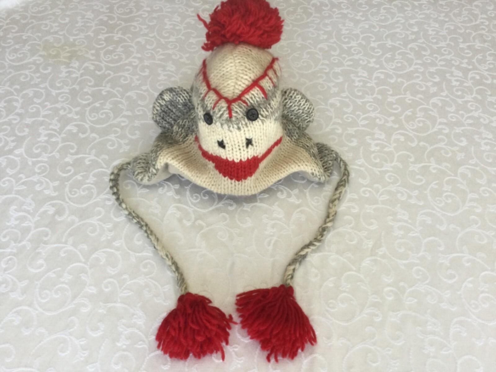 Sock Monkey Winter Knit Hat - image 1