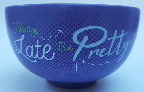 Disneyland Paris Tinker Bell Morning Bowl Disney Park Ceramic Cereal Late Pretty - Picture 7 of 10