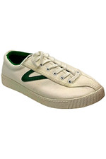 Tretorn Women's Lace-Up Sneaker Nylite Plus Canvas White/Green