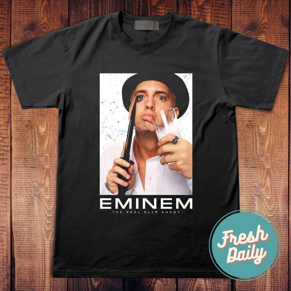 Eminem T Shirt Slim Shady Shirt 90s Vintage Rap Hip Hop Tee Music Merch T-Shirt