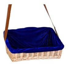 Bauchladen mit Tragegurt 43 x 29 cm Flechtkorb natur 