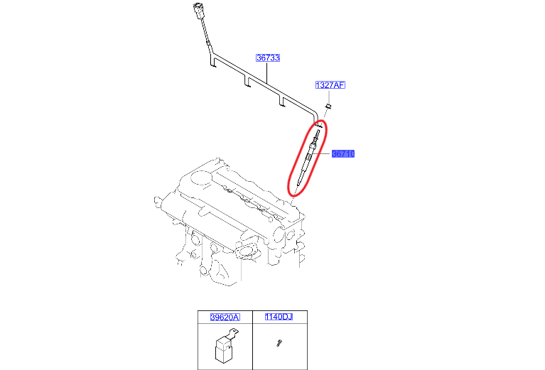 367102A700 PLUGGLOW, GENUINE HYUNDAI, i20, i30, i40, IX35, TUCSON eBay