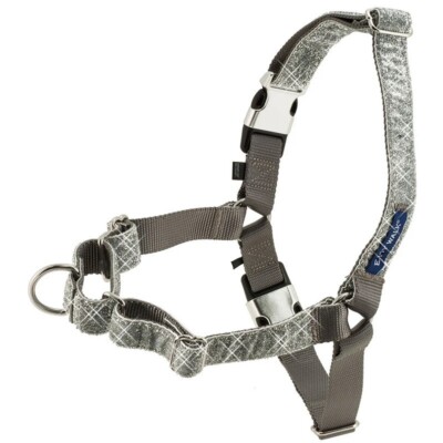 PetSafe Designer Easy Walk SILVER BLING No Pull Dog Harness Size LARGE, NEW!