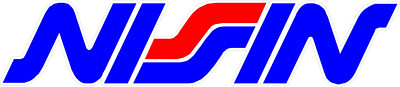 #2227 (1) 6'' Nissin Brakes Suzuki Racing Vintage Decal Sticker Laminated
