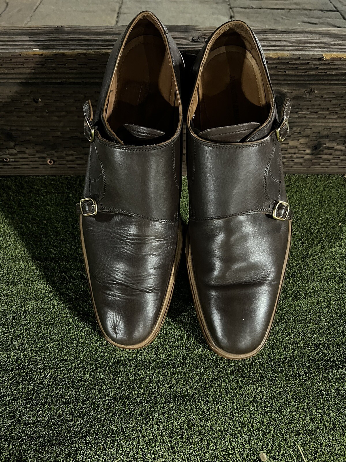 Johnston & Murphy Men's Monk Strap Dress Shoes Si… - image 7