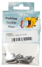 FTM Tropfenblei verschiedene Gewichte Fishing Tackle Max Tropfen Blei
