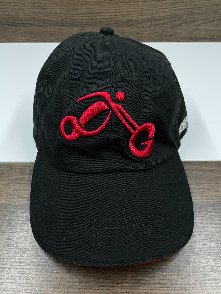 VINTAGE Head To Toe HTT Black AIG Promo Hat Biker Motorcycle