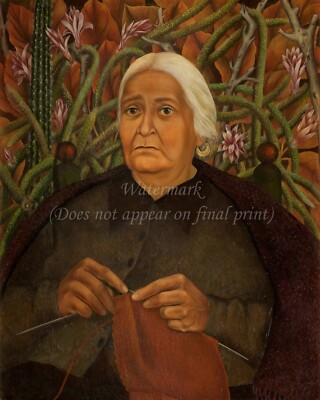 FRIDA KAHLO Art Poster or Canvas Print ''Portrait of Doña Rosita Morillo''