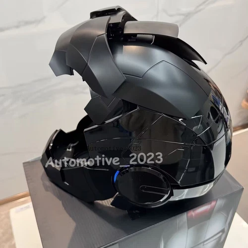 Autoking Iron Man Helm MK5 1/1 Sprachgesteuerte Maske Kindertag Geschenk Requisite - Bild 22 von 25