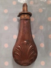 Large Antique Dixon And Sons Patent Powder Pistol Flask