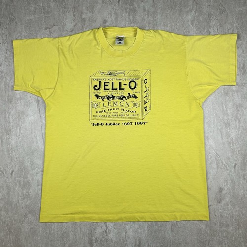 Vtg 90s JELL-O Box T-Shirt Gelatin Dessert Le Roy New York Men’s Size XL