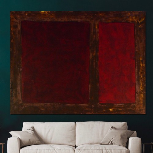  Mark Rothko style Professional Painting 81” X 62”(6ft 9in)Abstract Modern - Picture 10 of 16