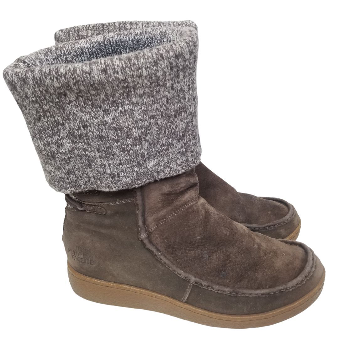 Brown Suede Alana Sweater Lace Up 