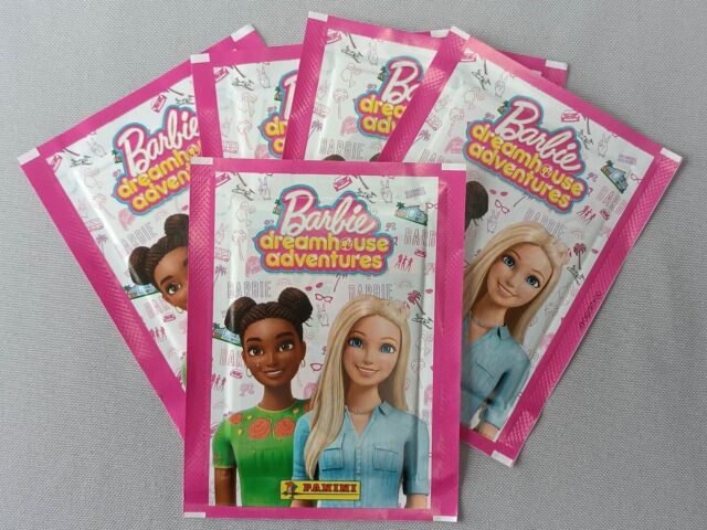 Set Of 5 Packages Of Stickers Sticker Barbie Dreamhouse Adventures Panini