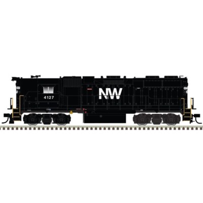 Atlas 10004097 Norfolk Western #4114 GP38 High Hood Locomotive, HO Gauge, DCC
