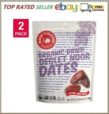 Made in Nature USDA Deglet Noor Organic Dried Dates 40 oz, 2-pack