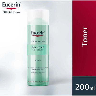 3 pcs Eucerin Pro ACNE Solution Toner Anti Acne Toner Clear Skin 200ml x 3