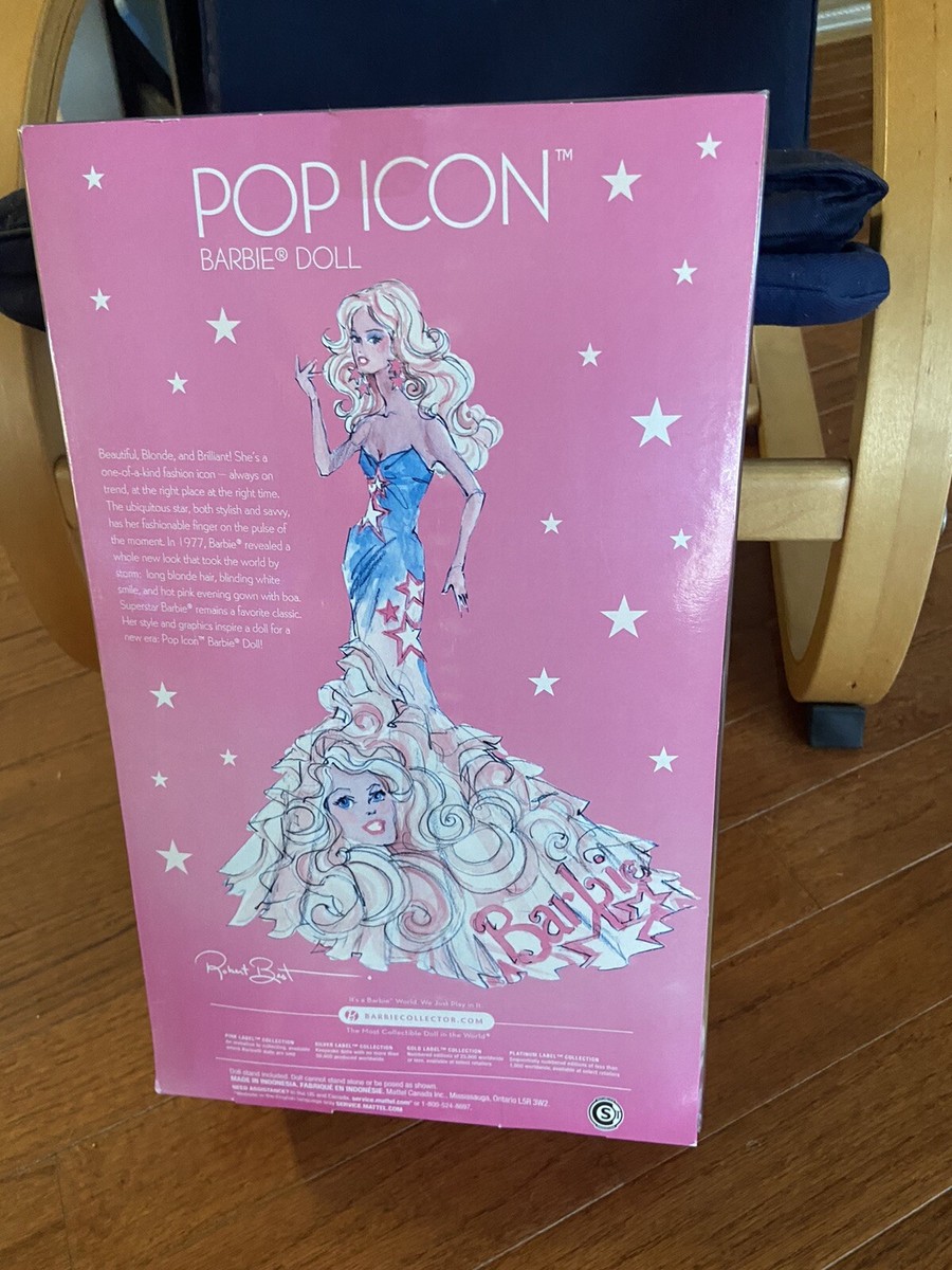 2010 Pop Icon Superstar Barbie Dolls Robert Best Gown Collector