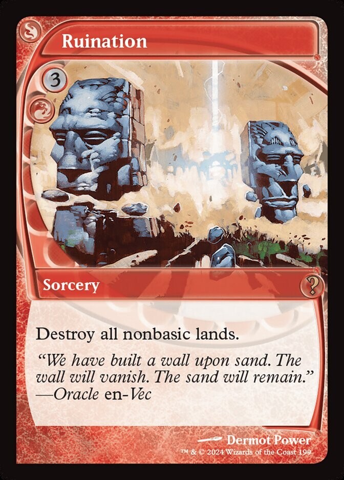 1x - Ruination - (future sight frame) - Mystery Booster 2