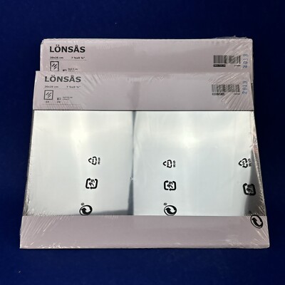 One New IKEA Lonsas Mirror Stick On w/ 2 x Self Adhesive Pads LÖNSÅS Size 8 x10 