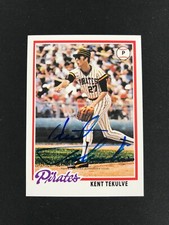 2016 Topps Kent Tekulve Autograph 65th Anniversary Pittsburgh Pirates A65-KT