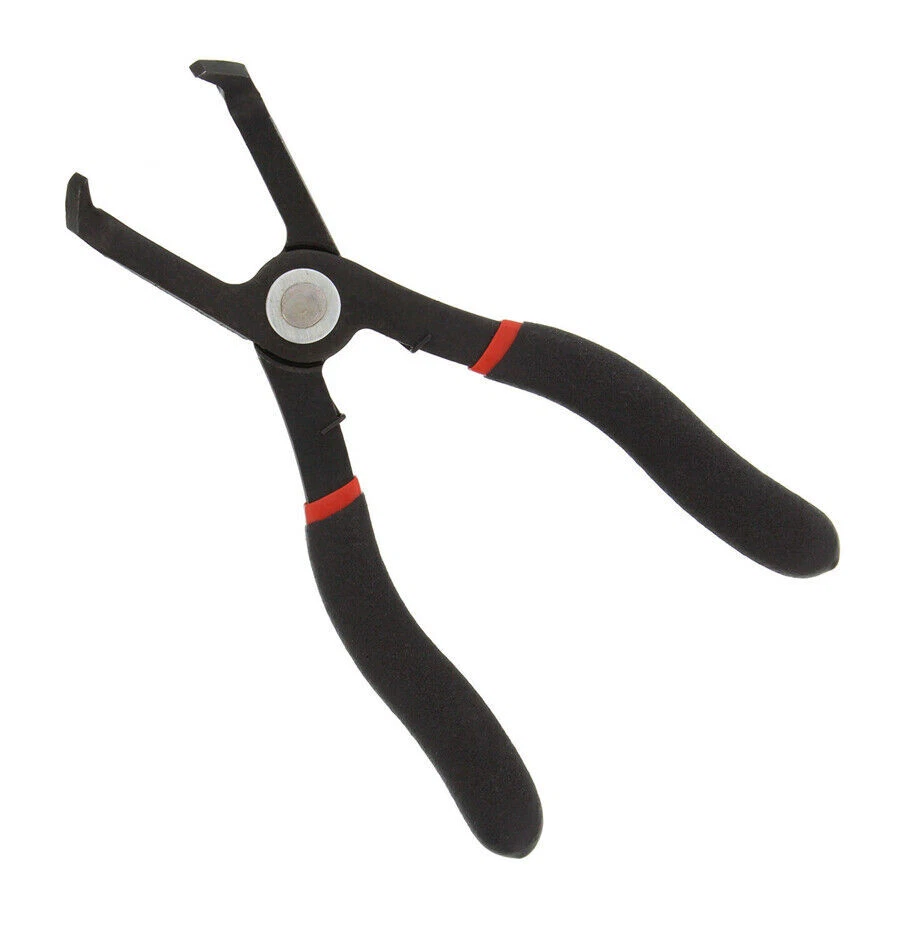 Retenedor de empuje 80° quitar plástico poli remache centro pasador panel clip sujetador alicate Foto 2 de 4