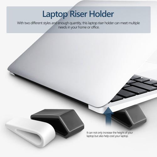 4X Notebook Riser Holder Portable Universal Laptop Stand for Notebook Computer - Afbeelding 8 van 11