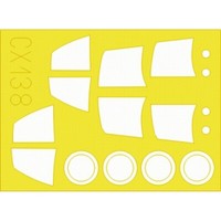 MW22 Eduard CX138 J-35 Draken 1/72 Mask For Hasegawa