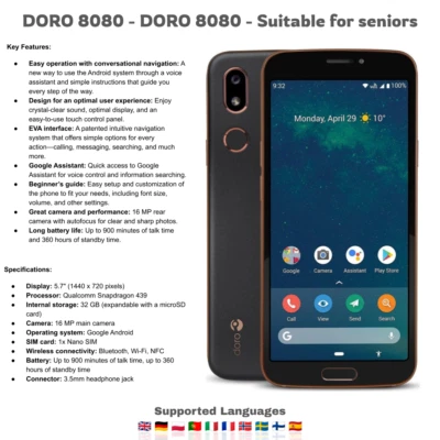 Doro 8080 Suitable for seniors - Bild 1 von 2