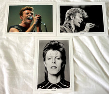 ICONIC DAVID BOWIE PHOTOS X3 CLEARANCE OFFER MUSIC