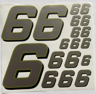 Discounted -  Silver With Black & Yellowish/Green  #6 R/c Box L